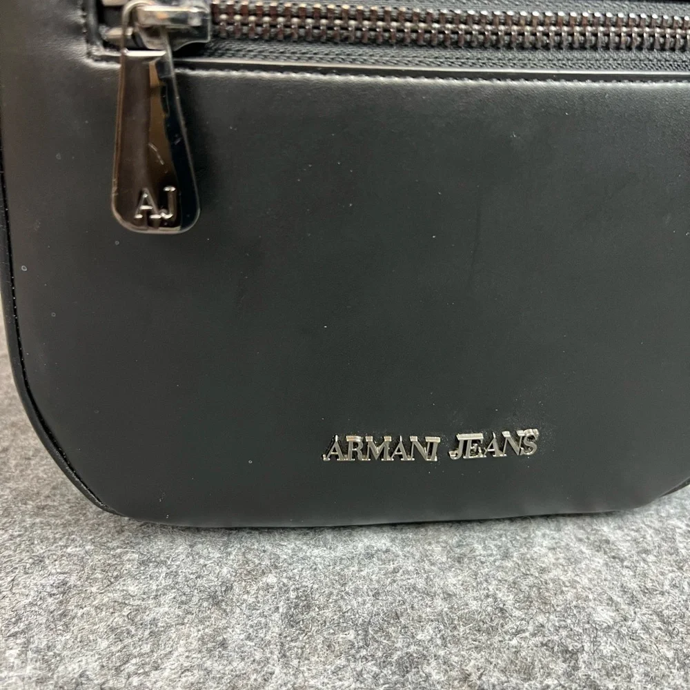 Armani Jeans Costiglia Backpack Black Leather